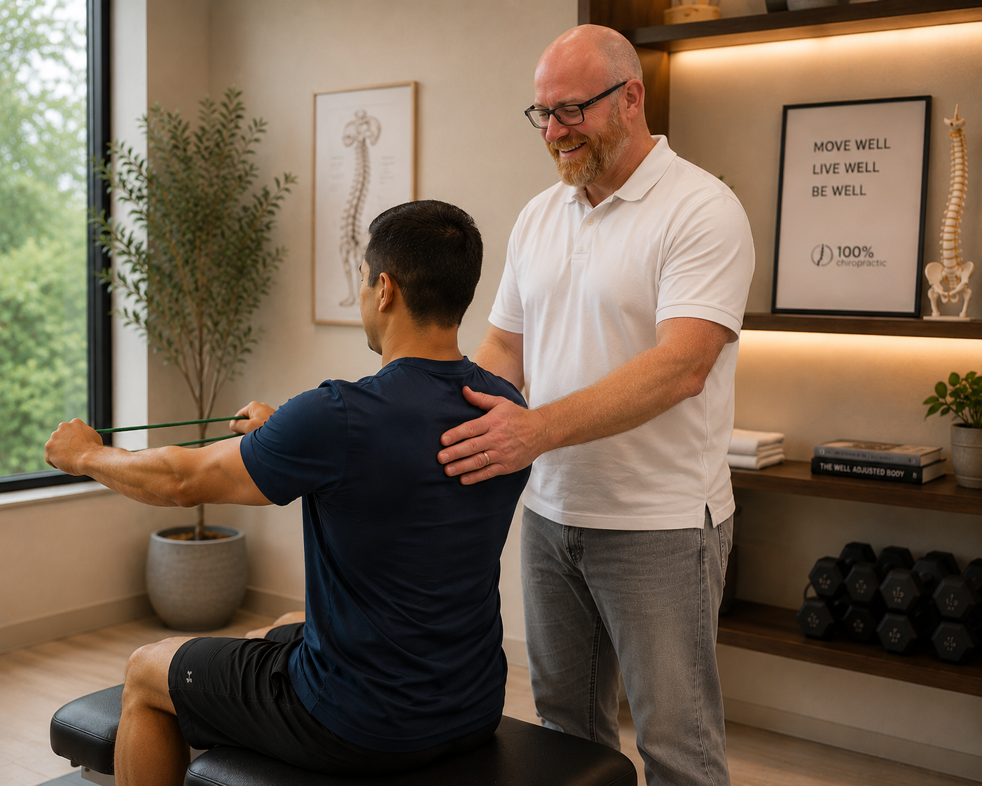 Corrective exercise and posture training.